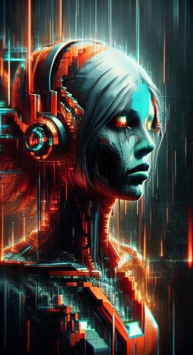 <lora:NIGlitchStyle:1.0> Glitch Art in the style of zen - 2