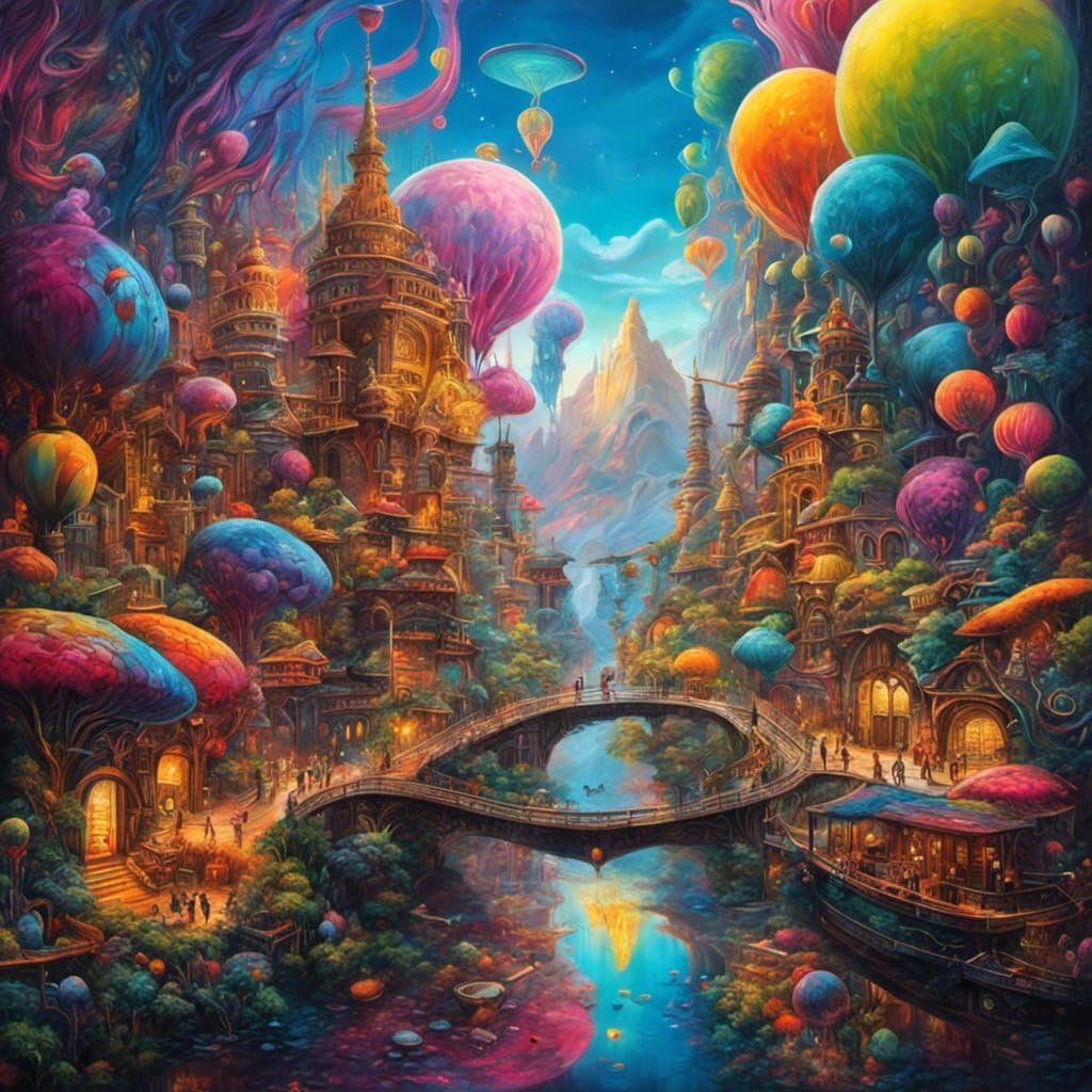 Utopian Delirium: Mixed Media Street Art