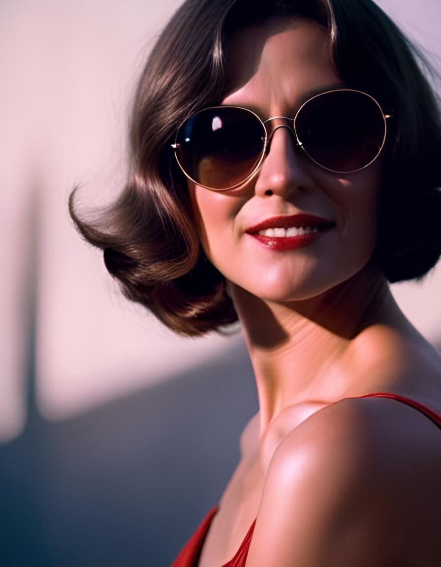 1970s Super 8 Film Portrait of Smiling Woman