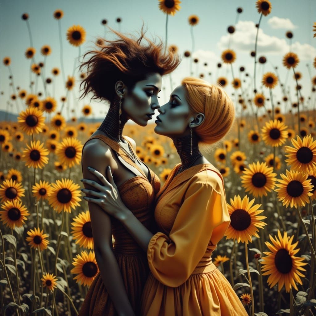 Ethereal Scarecrow with Unusual Colors in Dynamic Scene