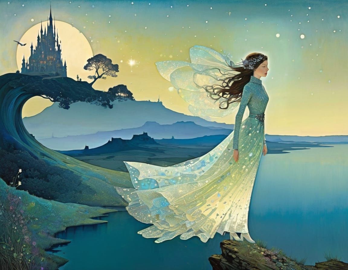 Ethereal Dreamscapes in Whimsical Art Style