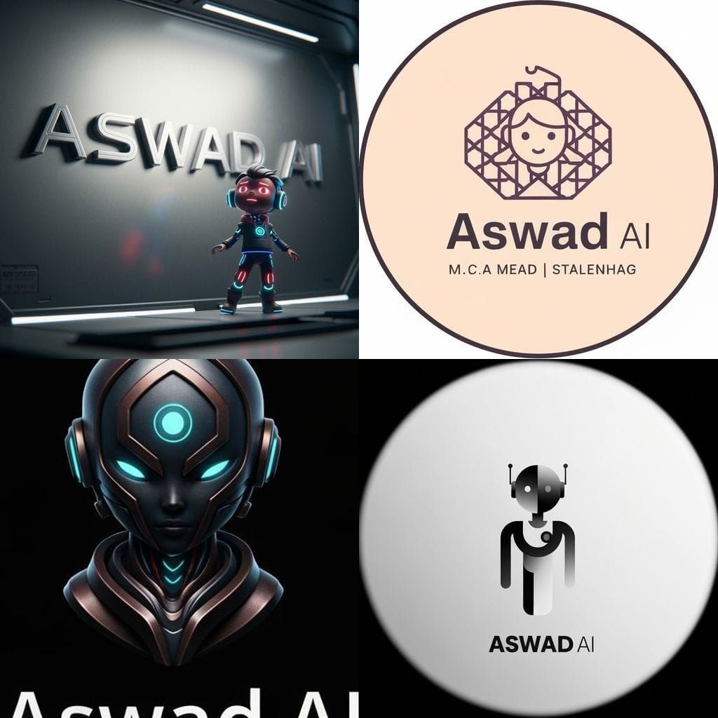 Aswad AI Company Logo with Avatar