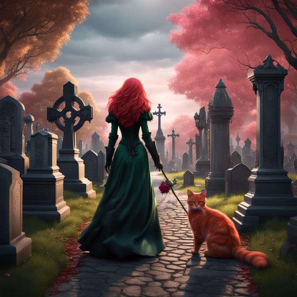 Red Haired Witch and Pink Haired Reaper