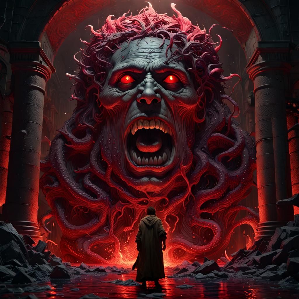 In the mouth of Madness a masterpiece, 8k resolution, dark f...