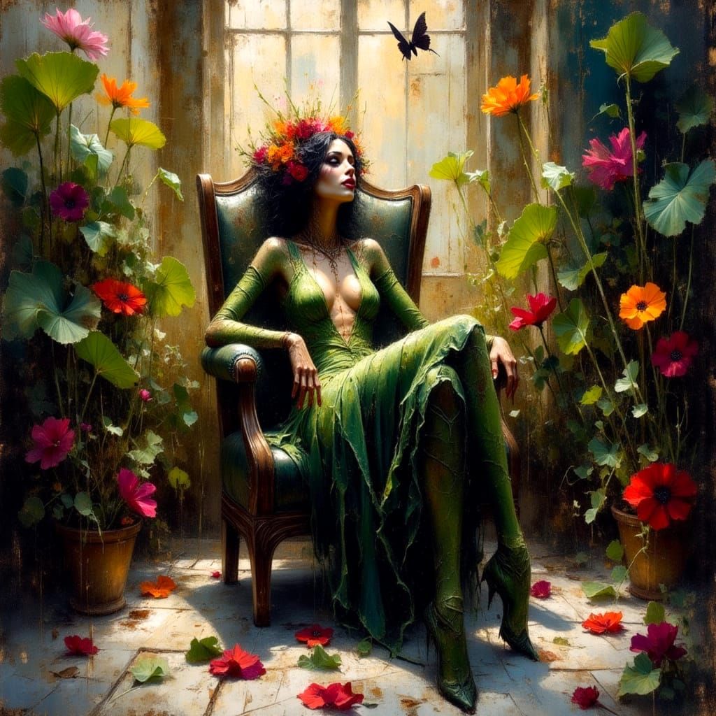 Surreal Goddess of Urban Baroque Dark Fantasy