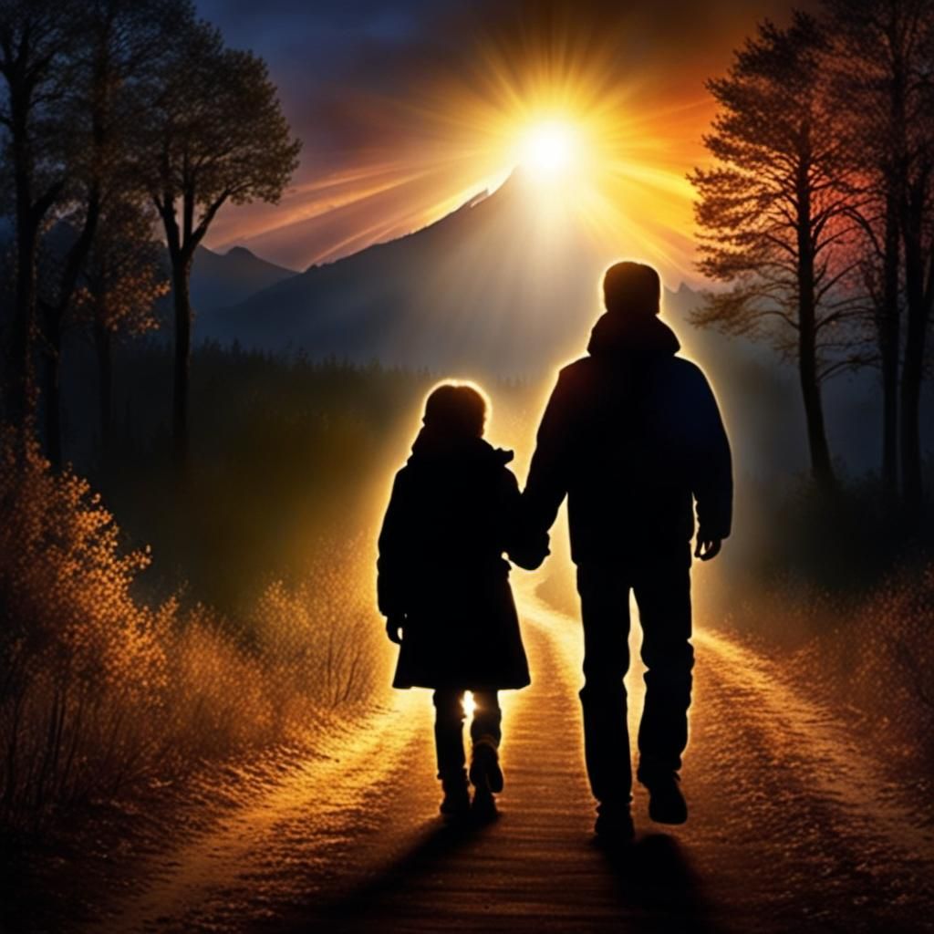 Guiding Lost Children Towards a Golden Light