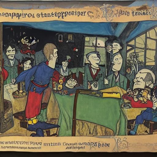 Vampire Tournament Animated in Expressionist Style