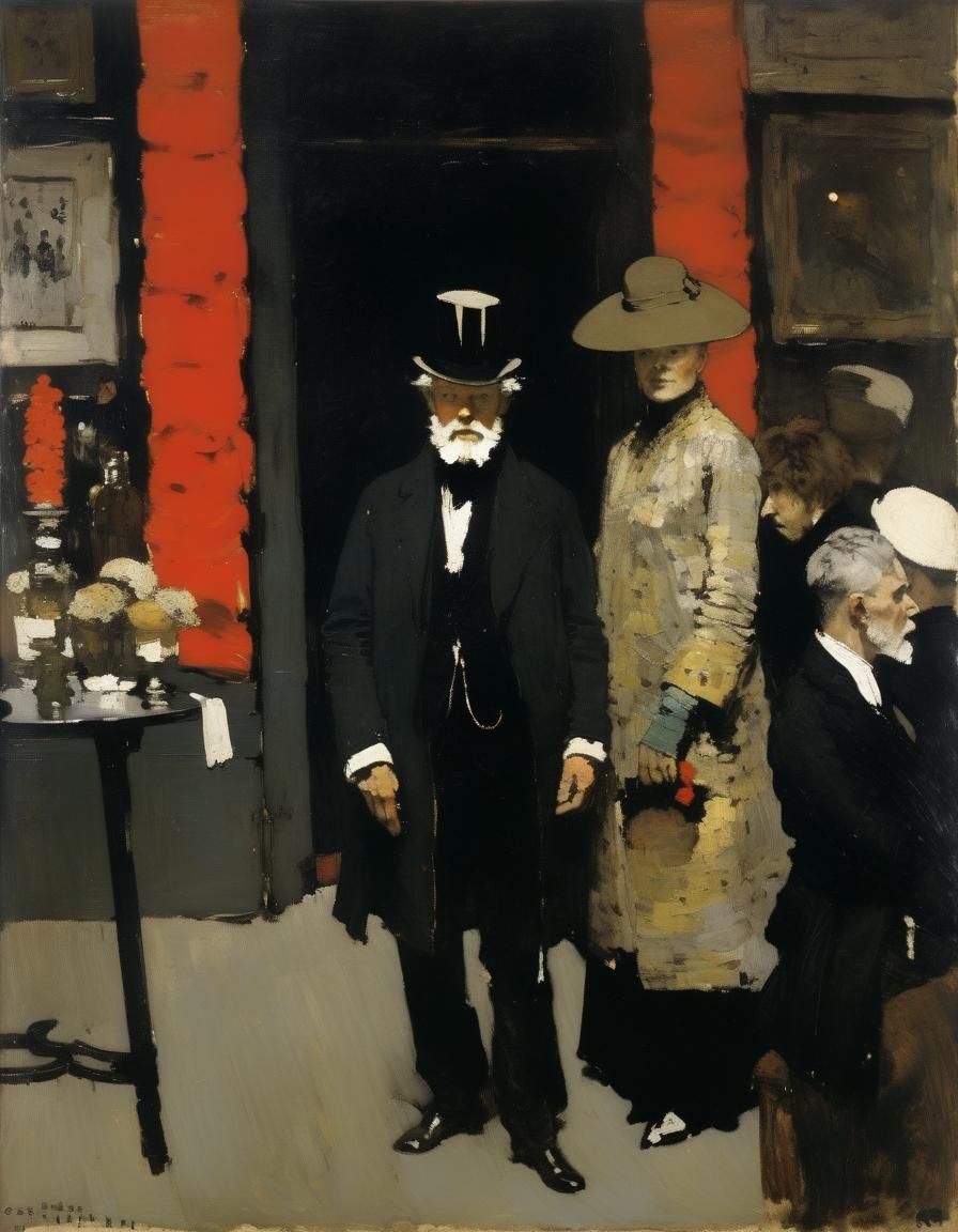 Cityscape in the Style of George Hendrik Breitner