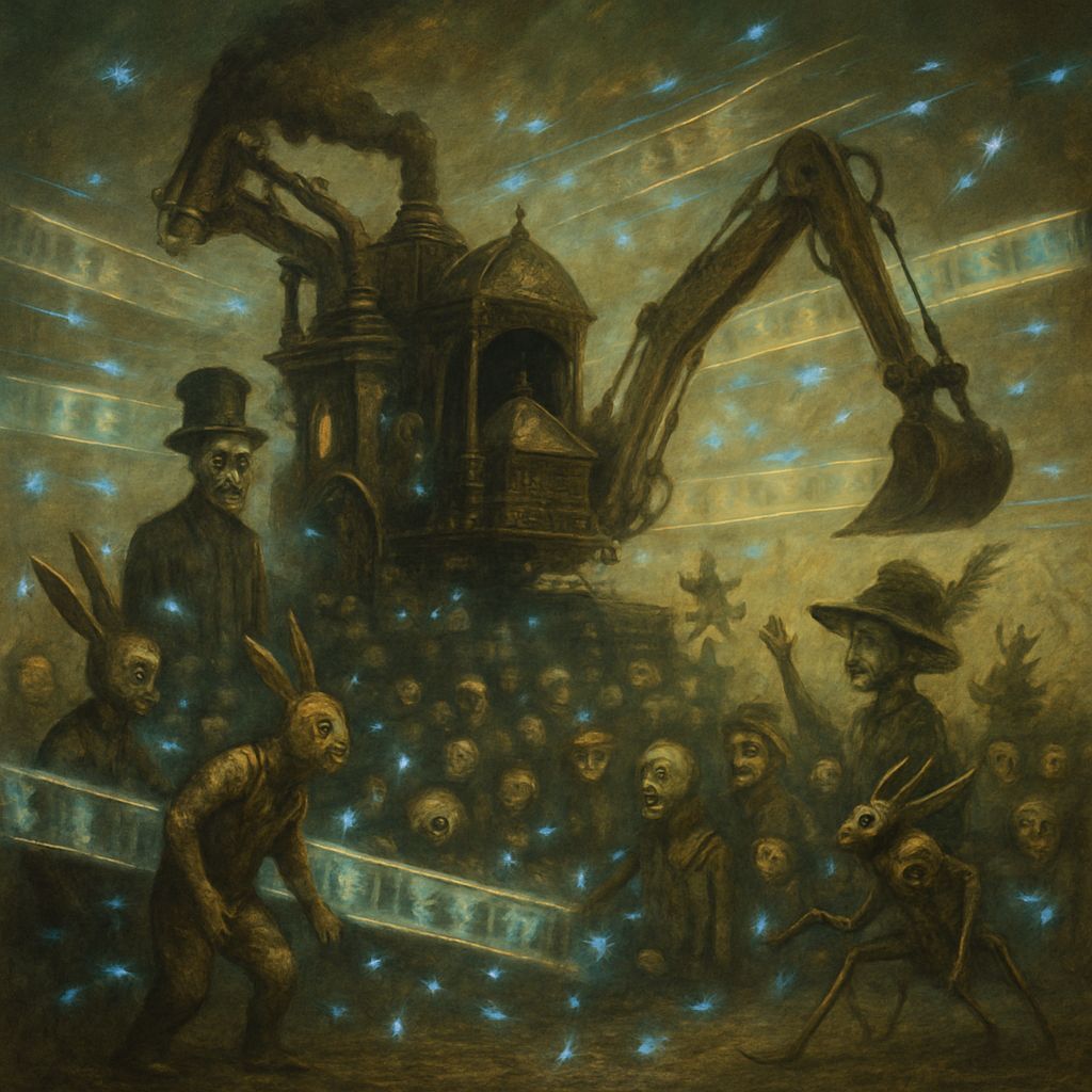 Bizarre SteamHovel Funerary Chic