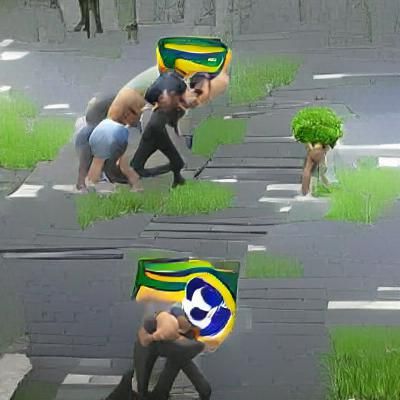 Aerial View of Favela in Brazil