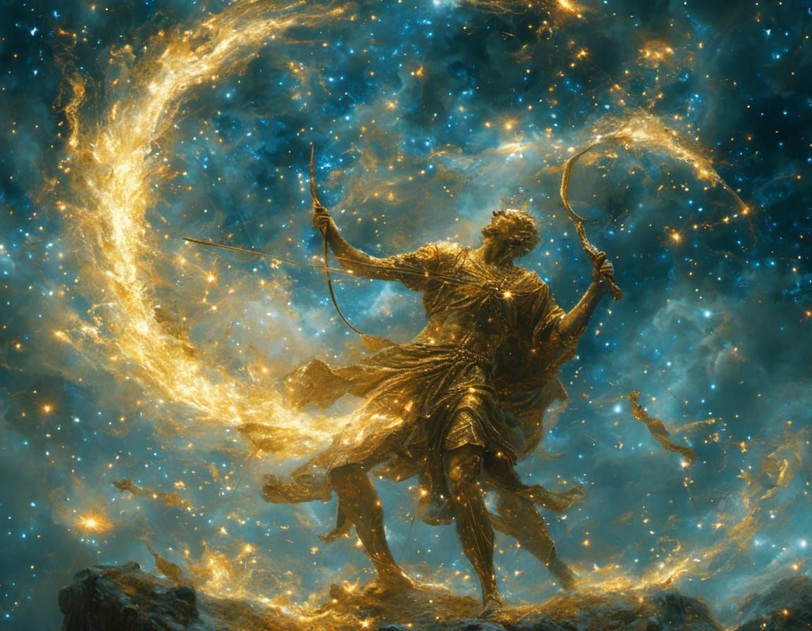 Sagittarius Zodiac Sign Infused with Zeus Energy