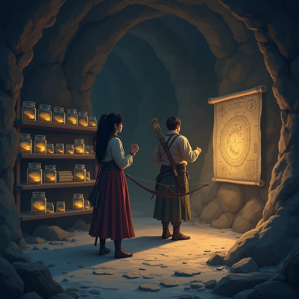 Mystic Cave Sanctuary in Fantastical Style