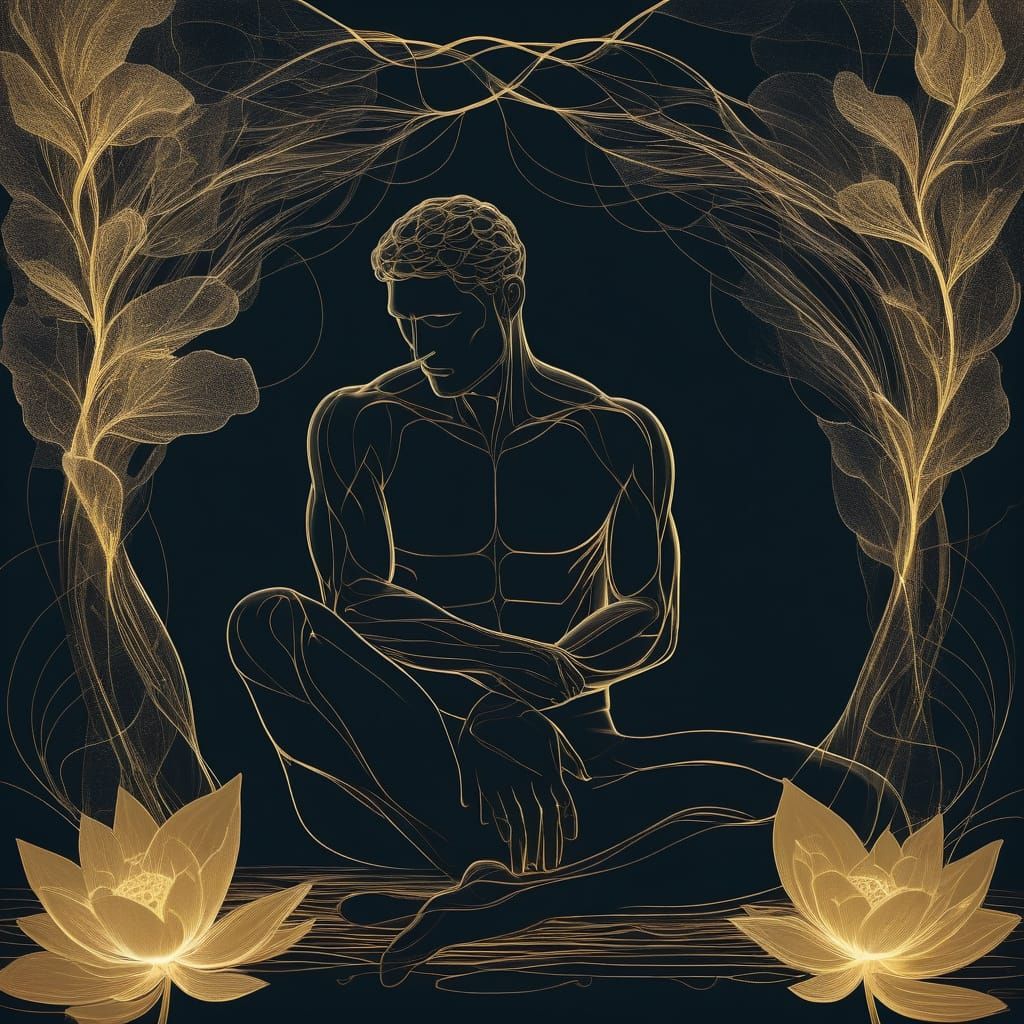 Elegant Therapeutic Massage Poster in Soothing Colors