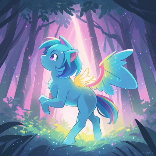 Rainbow Goddess Fulfills Her Destiny in Whimsical Sci-Fi Woo...