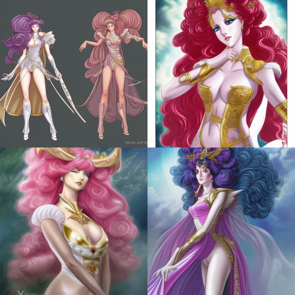 Manga-Style Portrait Inspired by Rose of Versailles