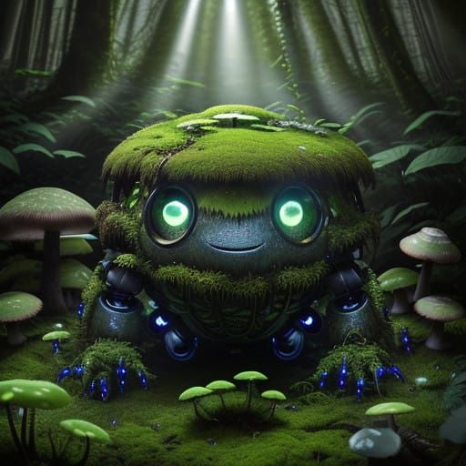 Ancient Forest Guardian Robot