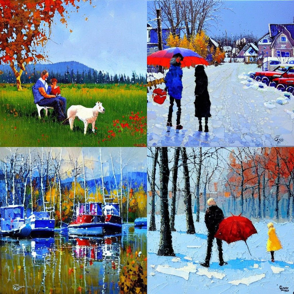 Abstract Composition in Digital Art Style