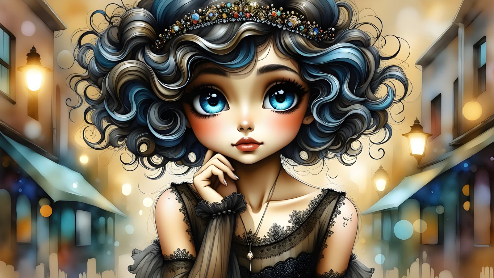 Chibi Betty Boop Flapper 02