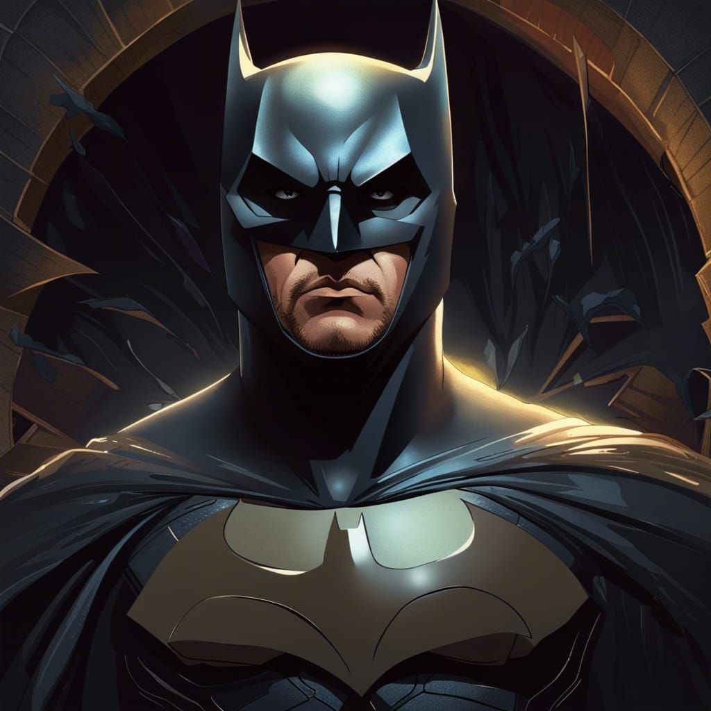 Michael Keaton as Batman Portrait