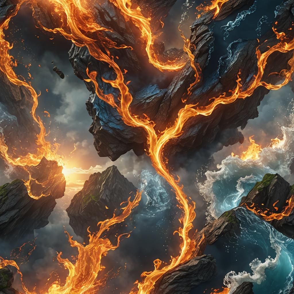 Earth, Water, Air and Fire