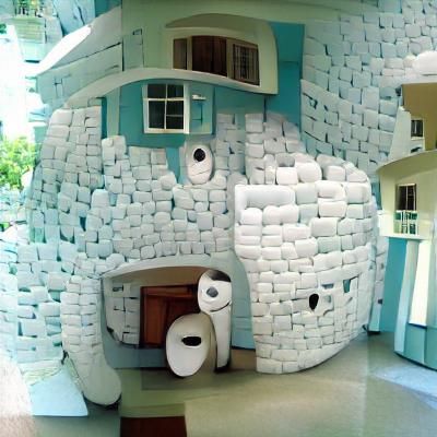 Toilet Paper House: An AI-Generated Wonder