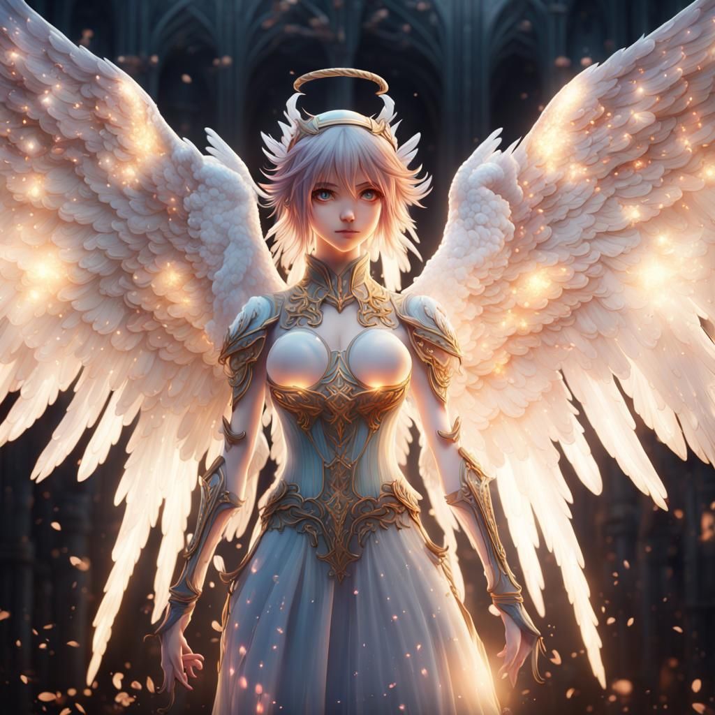 Anime Light Angel HD Profile Picture