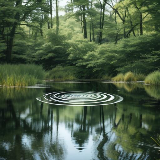 their own sense of unseen tension.Ripples in Still Water