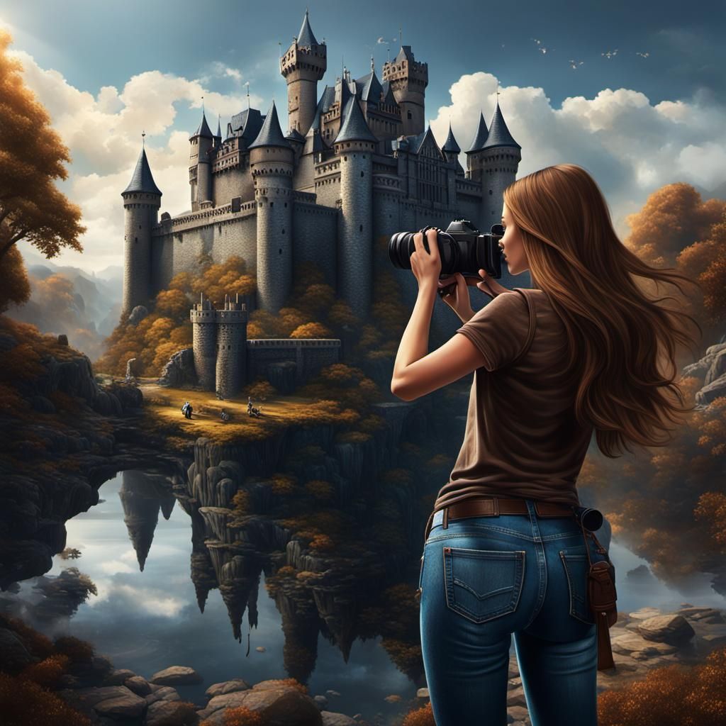 Photographer Captures Castle: Dark Fantasy Art