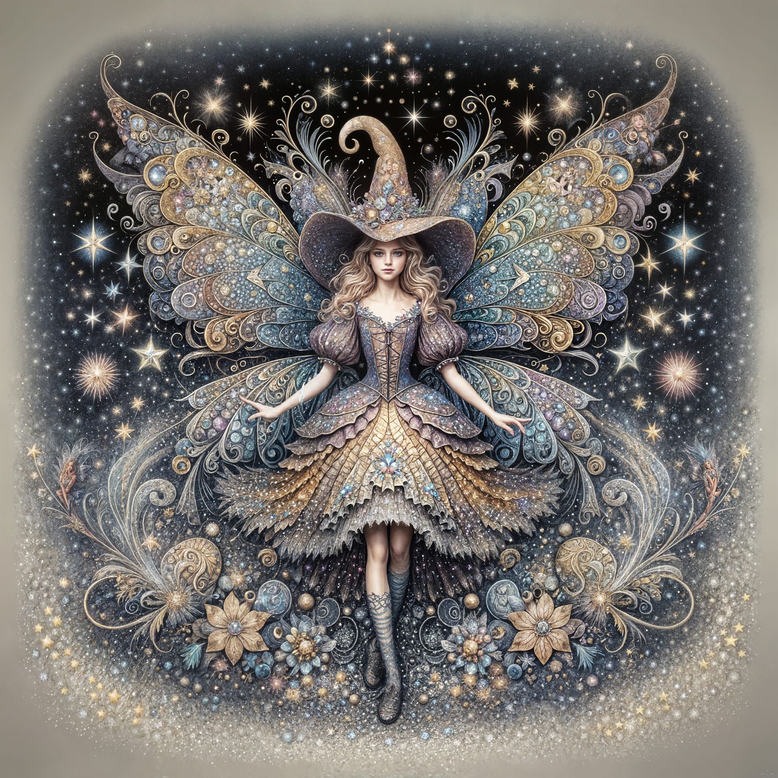 Fairy Enchantress (DALL-E 3 + Clarity Upscaler)