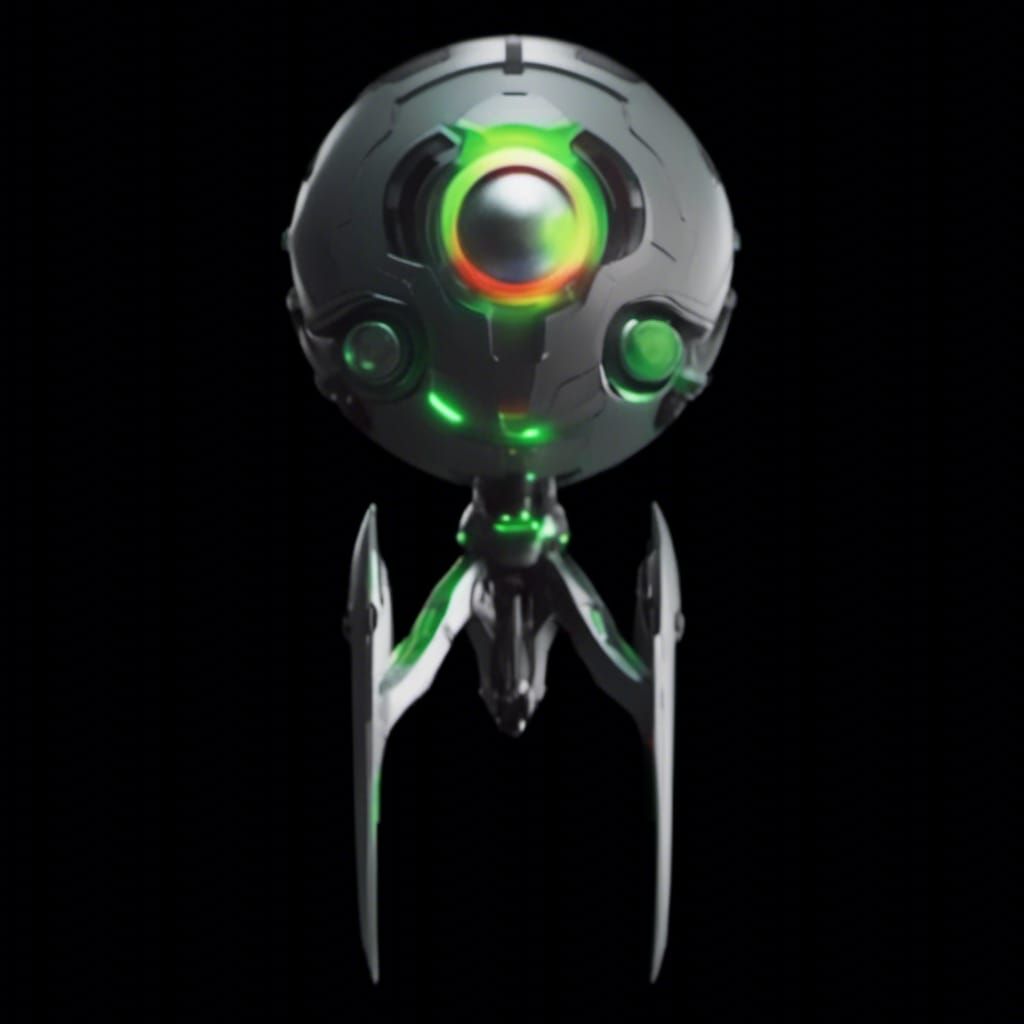 Hyper-Advanced Starship with Rainbow Engines