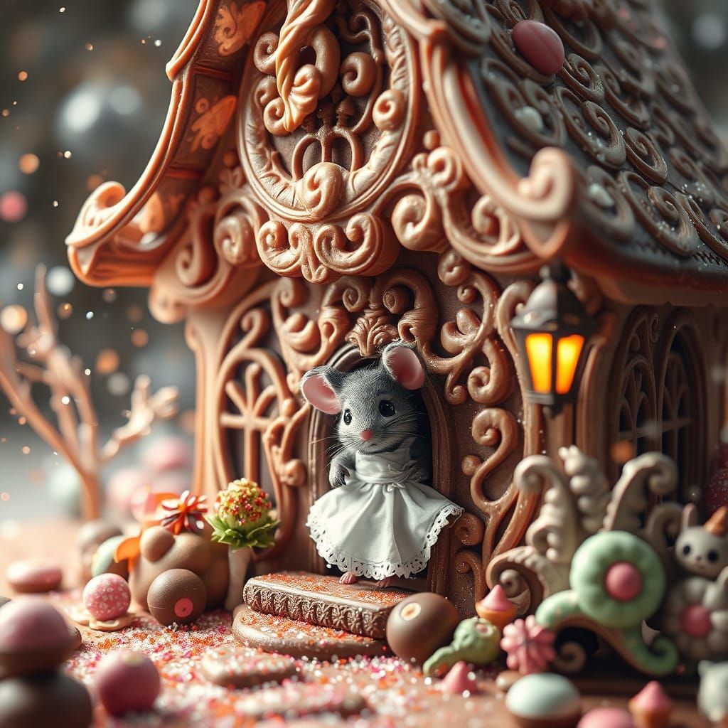 Chocolate house mouse