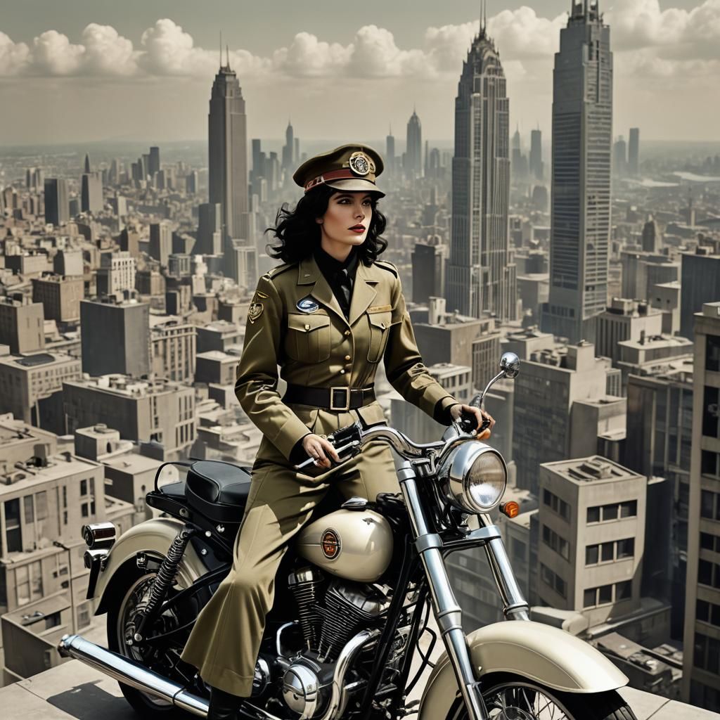 Italian Actress Guards Marsport in Steampunk Conservatory