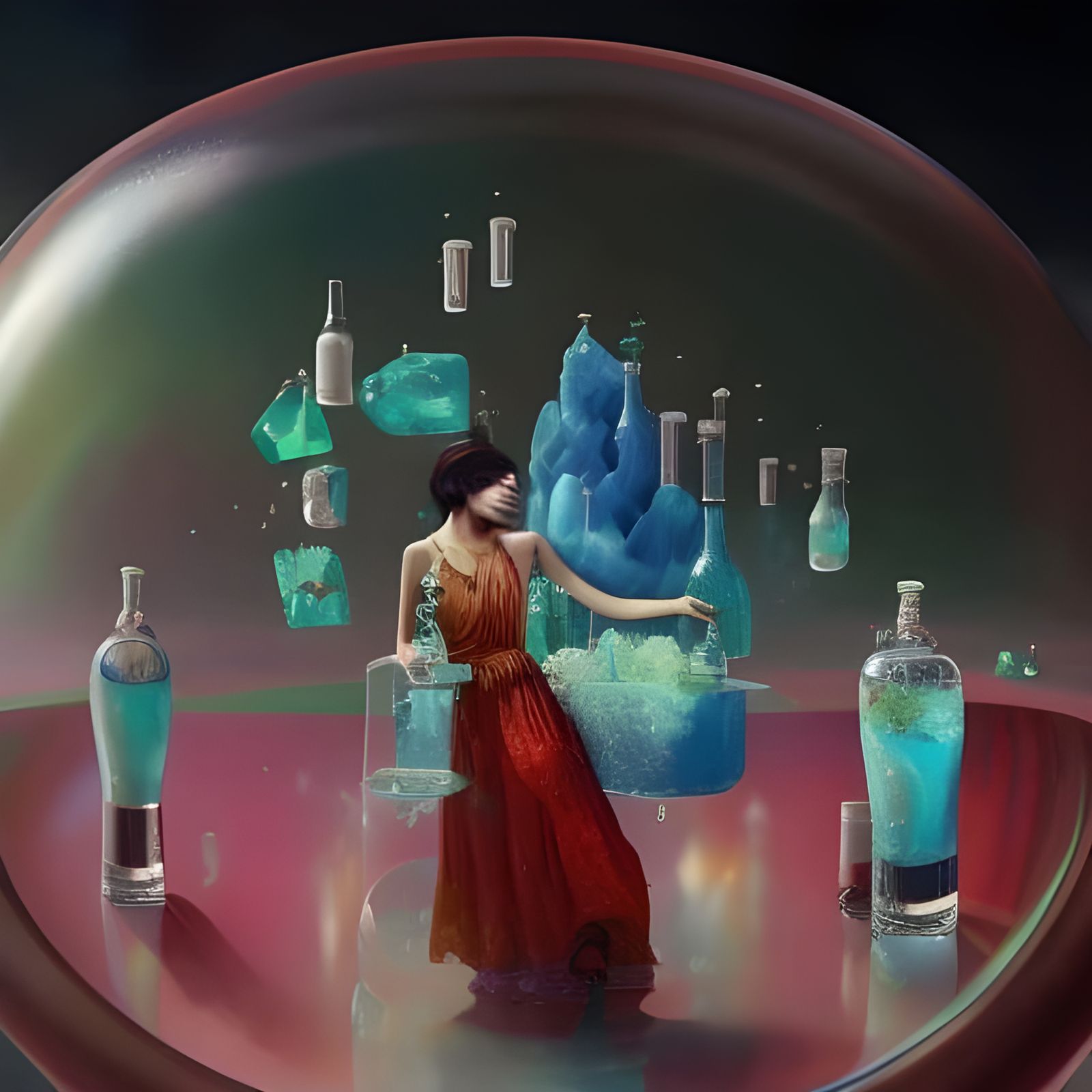 Beautiful Girl's Visage in Hyperrealistic Photo