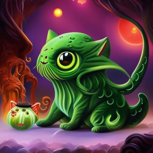 Cthulhu as a Cat: A Fantasy Reimagining