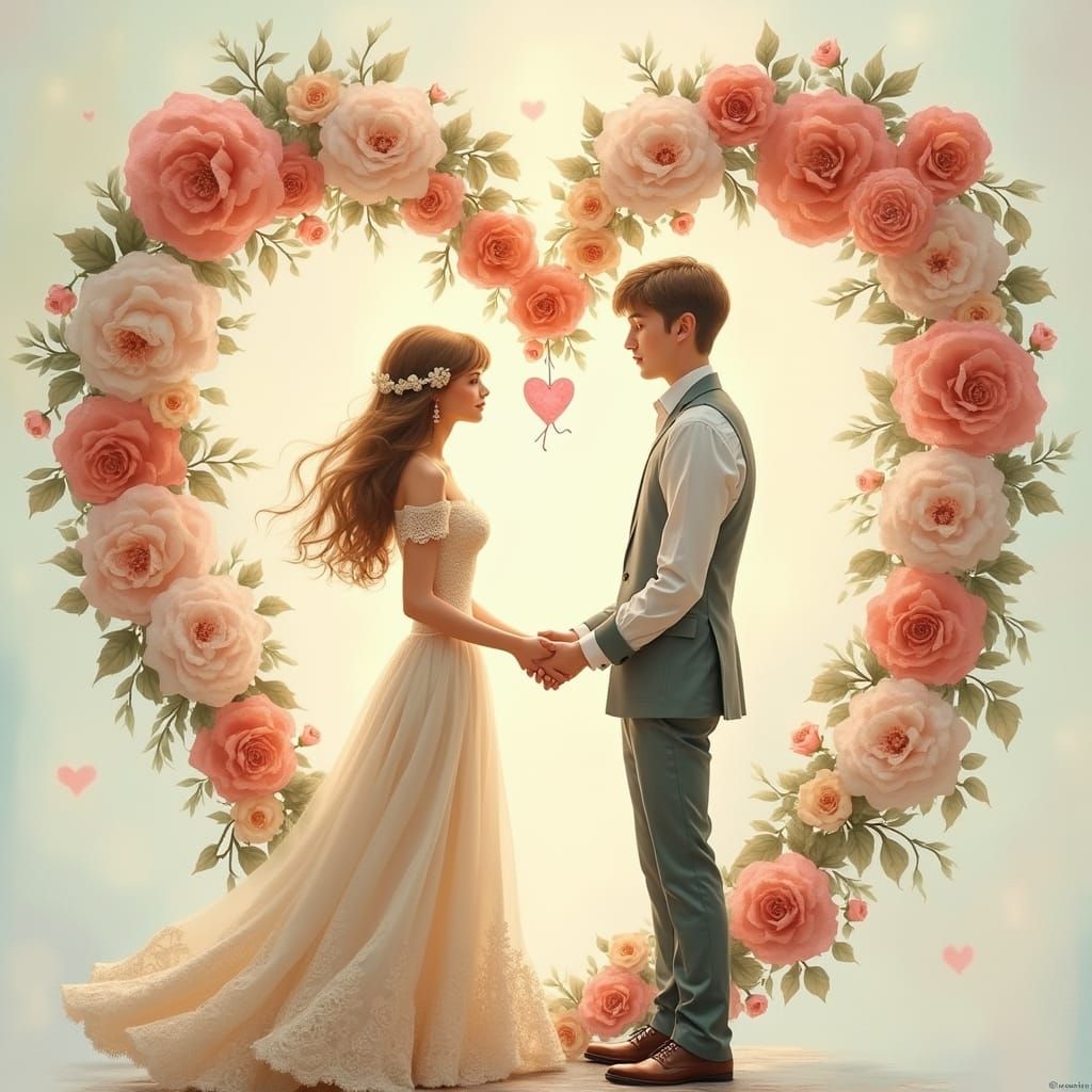 Love in Whimsical Watercolor