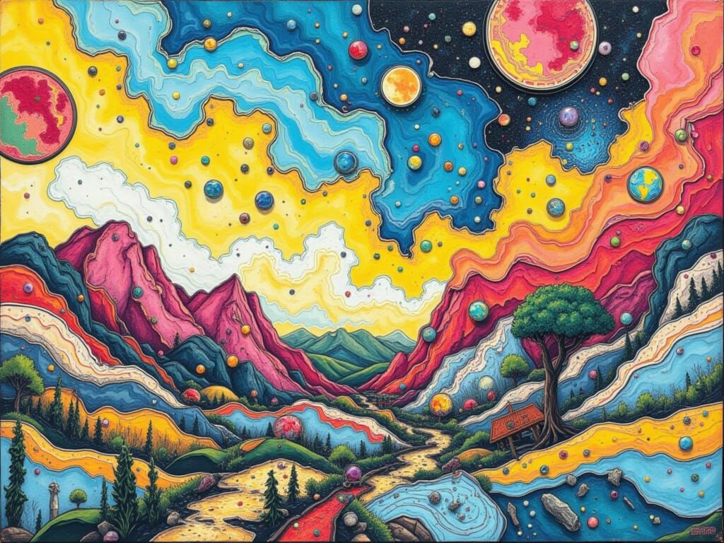 <lora:JS Lucy Dreams:1.0> <lora:GK EyePortal:1.0> <lora:AN Wildest Moon:1.0> <lora:NU The View:1.0>