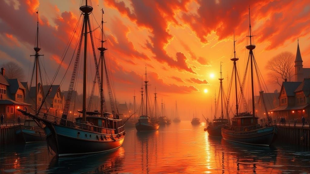 Heading for the harbor