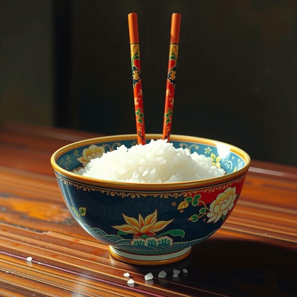 Never Stand Your Chopsticks Straight Up