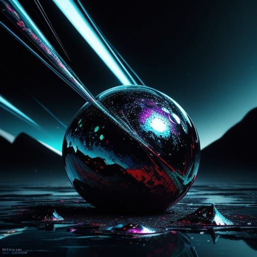 Melting Objects in a Surreal Futuristic Style