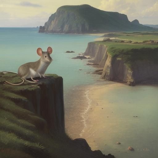 Mouse in Exile: A Vintage Travel Poster