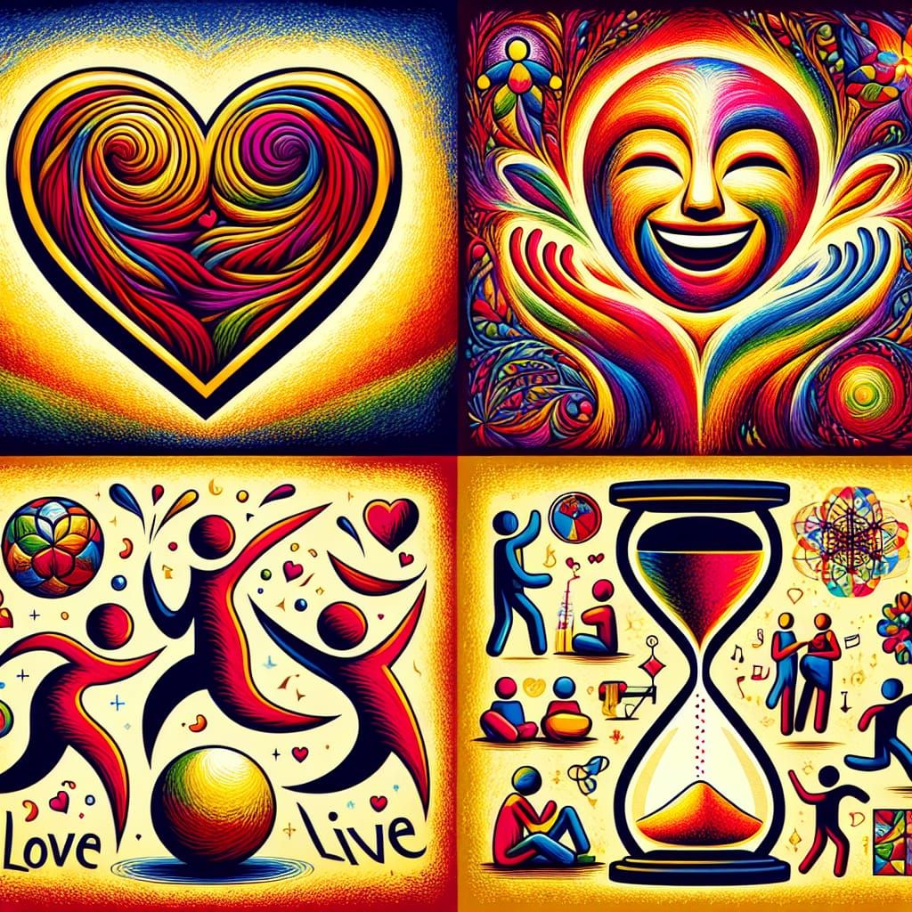 Love, Laughter, Life, and Eternity in Symbols