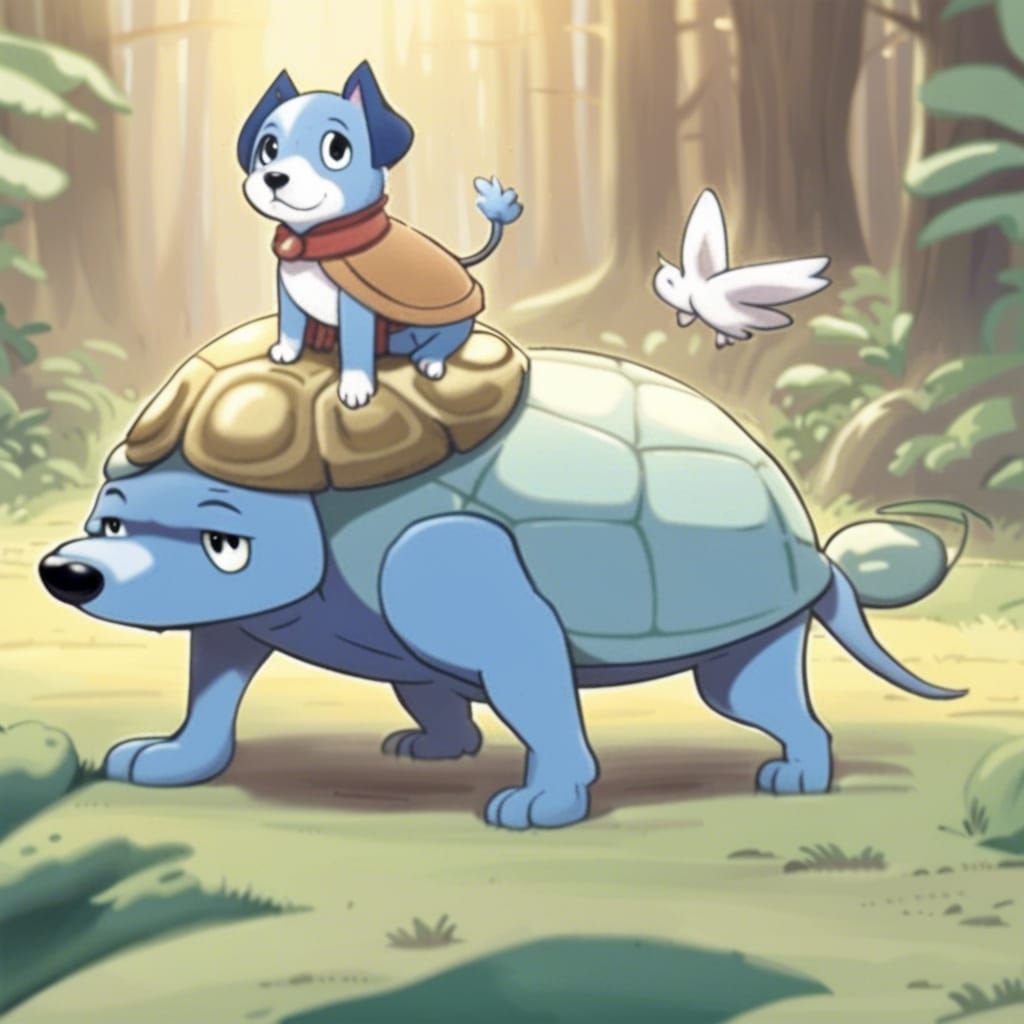 Blue Heeler Explores on Magic Turtle