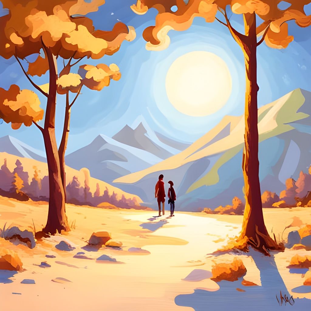 Abstract Swirl of Color