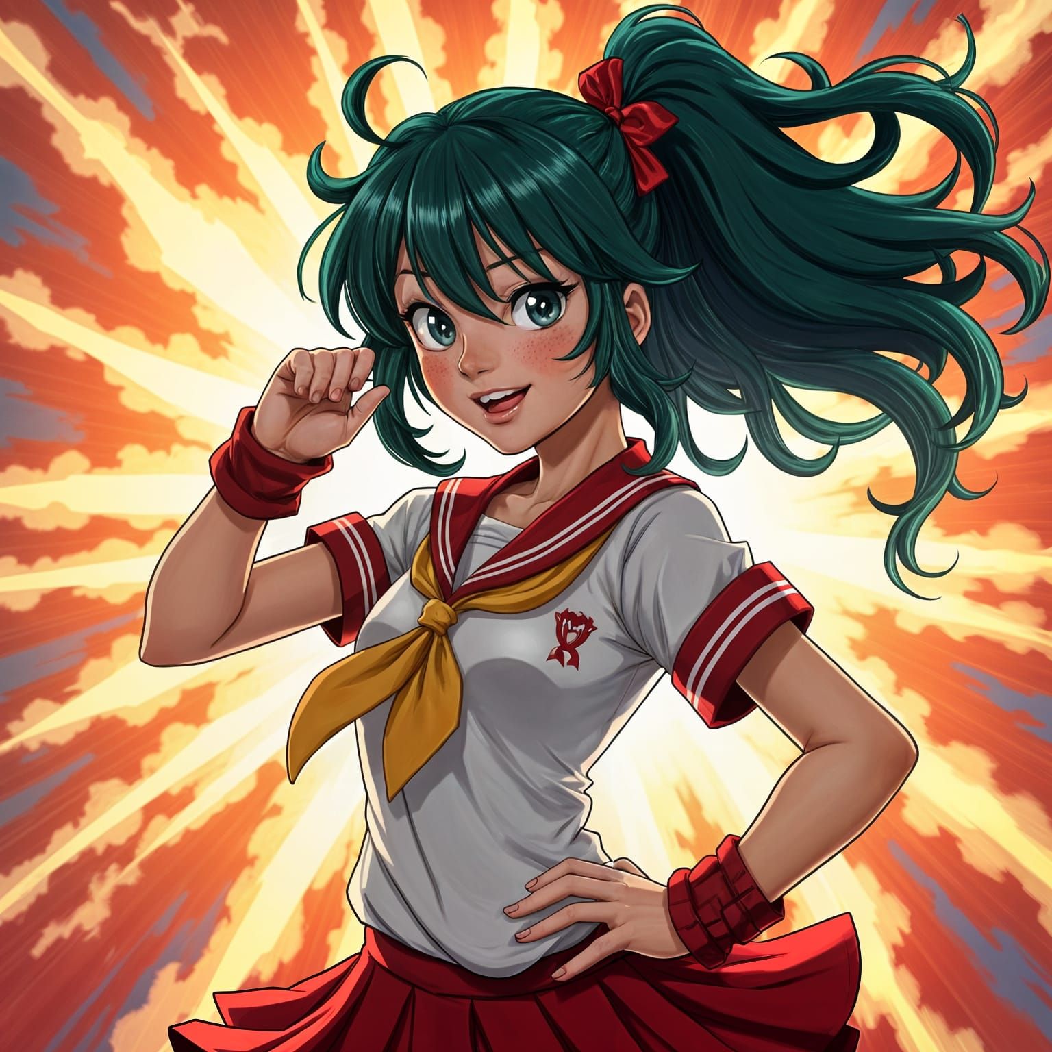 MHA Girl in UA High Uniform