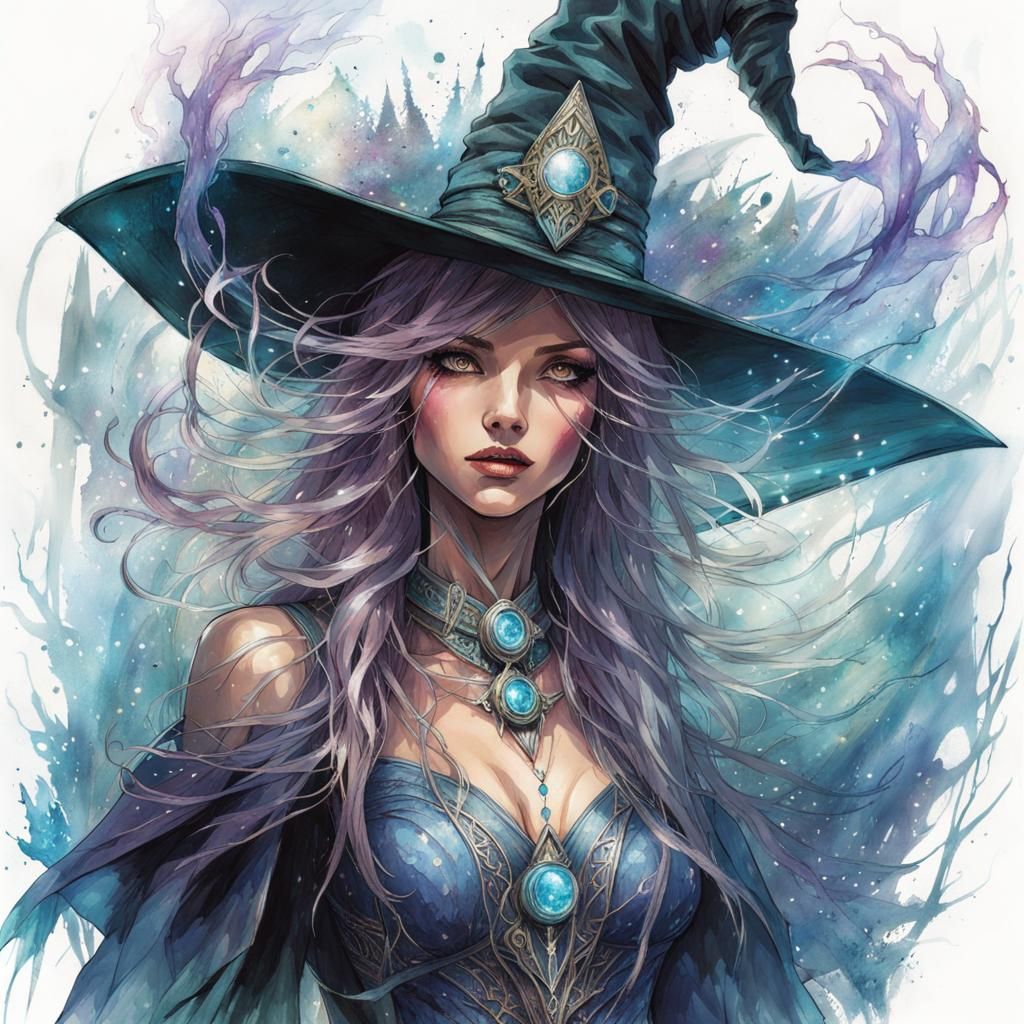 Ethereal Witch in Dark Magician Girl Style