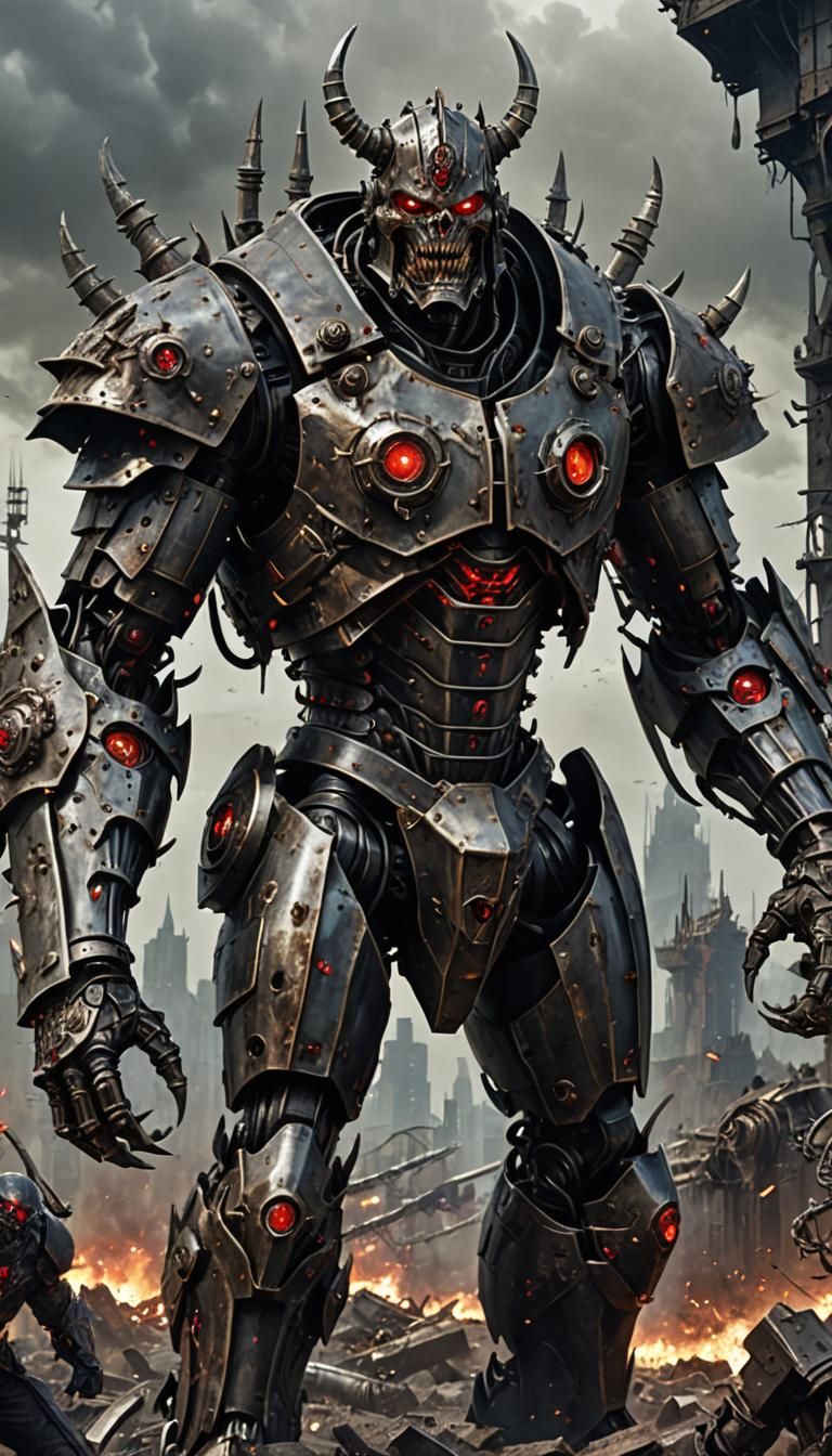 Iron Warlord: A Cybernetic Nightmare on the Battlefield