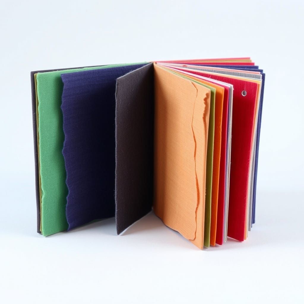 Colorful Felt Scrapbook: A Tactile Creation