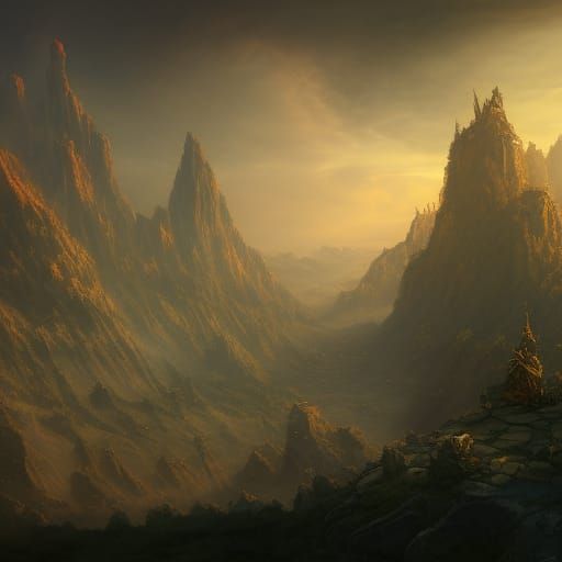 Fantastical Ball in Detailed Matte Painting