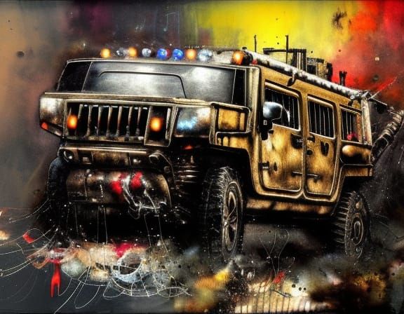 Steam punk Hummer H2