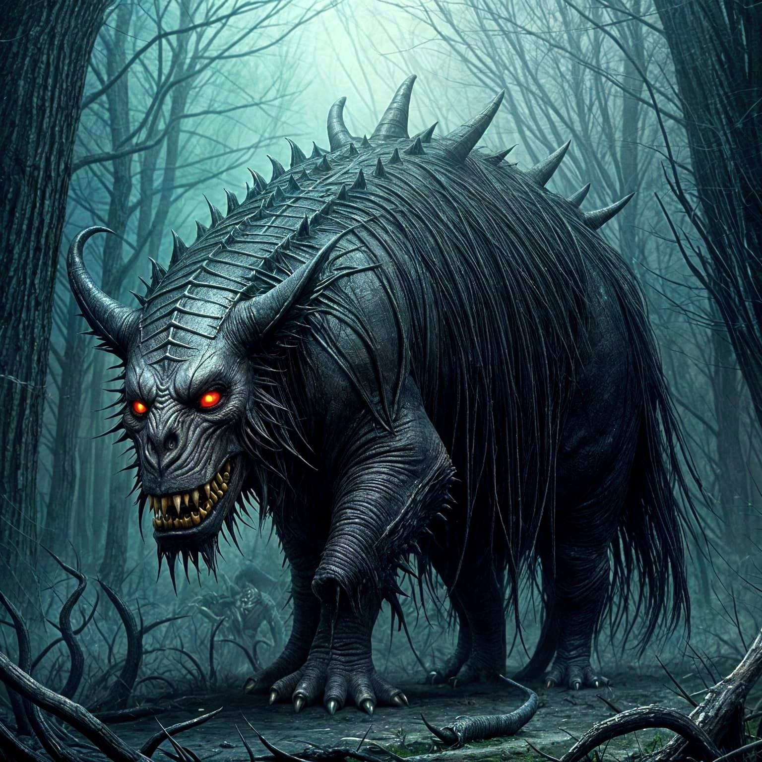 Dark Fantasy Horrors: Terrifying Creature Art